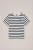 WE Fashion – Jongens T-shirt met strepen – Regular fit – Donkerblauw – Katoen –