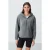 Oversized Pluche Halvemuismantel met Kap