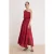 TRENDYOLMİLLA Dames Bordeaux Effen Maxi Mouwloos Skater Jurken