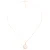 Orphelia ‘Blair’ Dames 925 Sterling Zilveren Ketting met Hanger – Roze ZH-7089/1