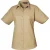 Premier Popeline blouse met korte mouwen / Gewoon werkoverhemd (Khaki)