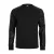 Stedelijk Klassiek raglan leder imitatie crew t-shirt