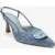 Levia Geweven Pump met Puntige Neus en Slingback