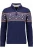 RAGMAN Trui ritssluitingdonkerblauw, Jacquard
