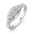 Orphelia Dames 925 Sterling Zilveren Ring – Zilver ZR-3840