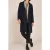 American Vintage Long Sleeves-mid Length Coat Navy