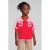 Coolcat cropped T-shirt met 1984 printopdruk Lori rood/roze