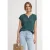 Shirt met losse schouders en gespleten hals