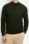 OLYMP Casual Trui Coltrui grijs-groen, Effen