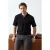 TRENDYOL MAN Heren Zwart Effen Kort Oversized Poloshirts