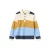 Copenhagen Colors gestreepte polo – mosterdgeel/blauw/ecru