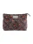 Next Make up tas  donkerbruin / oranjerood / wit