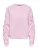 Only Trui Onlsweat L/s Ruched Crew Swt 15382073 Winsome Orichd/pink Studi Dames