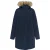 Dreimaster Winterparka met imitatiebont Dames nachtblauw