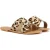 Tower Footwear Cut Out Dames Muiltjes Van Beige Leer