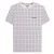 Lambretta Heren SS24 Geometrisch T-shirt met all-over print (Wit)