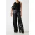 GUESS Amelia Vneck Draped Jet Black A996