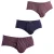 3er-Pack Herren-Slips mit Öffnung „Essential Print“ A0090