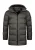 INDICODE JEANS Winterjas ‘Parkkish’  donkergrijs / kaki
