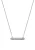 faina Ketting  zilver / transparant