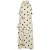 VILA halter midi jurk met stippen en ruches – ecru