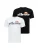 ELLESSE Shirt ‘Prado’  geel / zalm roze / zwart / wit