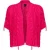 PINKO Argilla Poncho Mix Trecce E Fettucce Raspberry Red