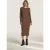 EsQualo Dress Knitted Tube Army Green