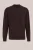 WE Fashion – Heren regular fit trui – Regular fit – Donkerbruin – Katoen –