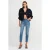 Dames Hoge Taille Slim Rechtonde Jeans