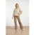 Smashed Lemon Broek met wijde pijpen in comfortabele travel quality |