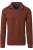 Casa Moda Half-Zip Sweater oranje, Effen