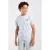 America Today T-shirt met backprint – lichtblauw