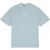 Malelions Men Oversized Striped Signature T-Shirt | Ice Blue