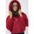 Korte Pluche Zip-Front Hoodie