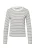 COMMA Shirt  zwart / wit