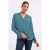 Didi blouse met print – petrol