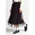 Rich & Royal Printed Tulle Skirt Midnight Blue