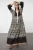 Trendyol Modest Dames Zwart Etnisch patroon Maxi Lang Casual A-lijn Modest Jurken