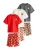 Next Nachtkledij  grijs / rood / wit