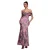 Jurk van jacquard mousseline dames Goddiva Maxi