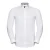 Russell Collection Heren Lange Mouw Contrast Visgraatshirt (Wit/zilver)
