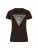 GUESS Shirt  donkerbruin / zilver / wit