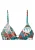 BUFFALO Bikinitop  aqua / perzik / donkerrood / offwhite