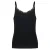 America Today mouwloze top rib gebreid zwart