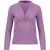 Paarse getailleerde gebreide jersey top – V-hals, lange mouwen