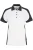 HAKRO 239 Regular Fit Dames Poloshirt wit/antraciet, Effen