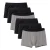 CALIDA Boxershorts ‘Natural Benefit’  grijs / zwart