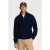 Shiwi Pike Relaxed Fit Zigzag Pullover Blue Dark Navy