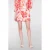 Geisha high waist gebloemde casual short roze